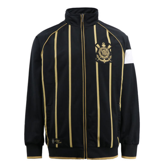 Street Wear Trench Bomber Sport Gold Stripes Print New Coat Designs ...